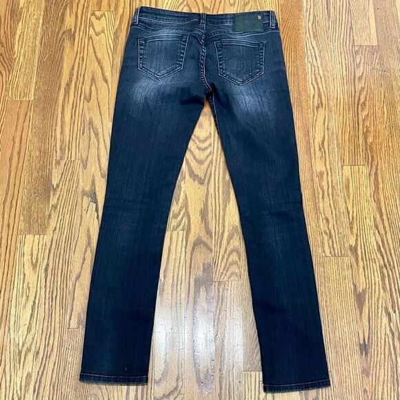 R13 Low Skinny Black Jeans. Size 25. - Picture 4 of 11